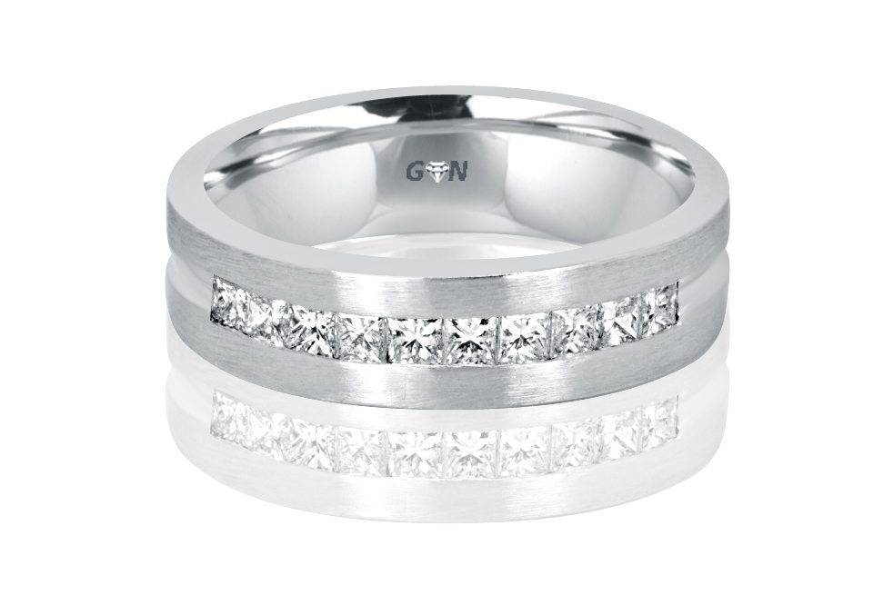 Gents Diamond Ring - R1141 - GN Designer Jewellers
