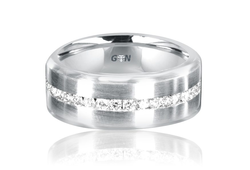 Gents Diamond Ring - R2004 - GN Designer Jewellers