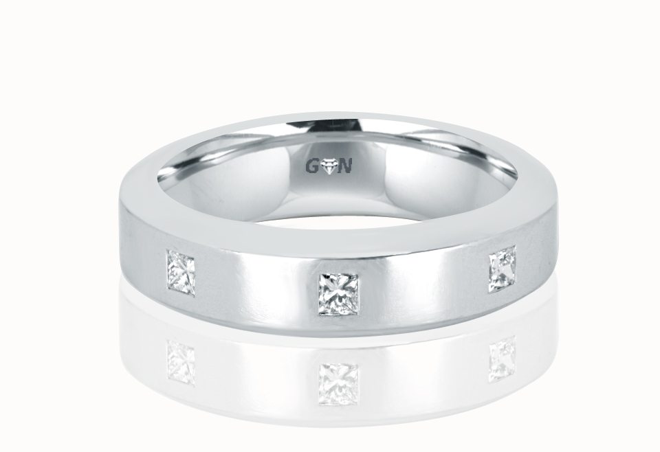 Gents Diamond Ring - R548 - GN Designer Jewellers