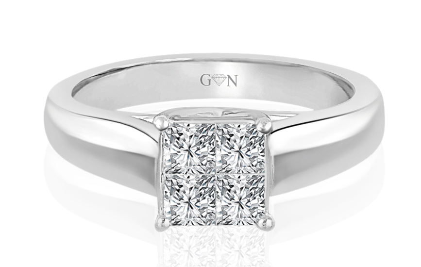 Ladies Solitaire Design Engagement Ring - R552 - GN Designer Jewellers