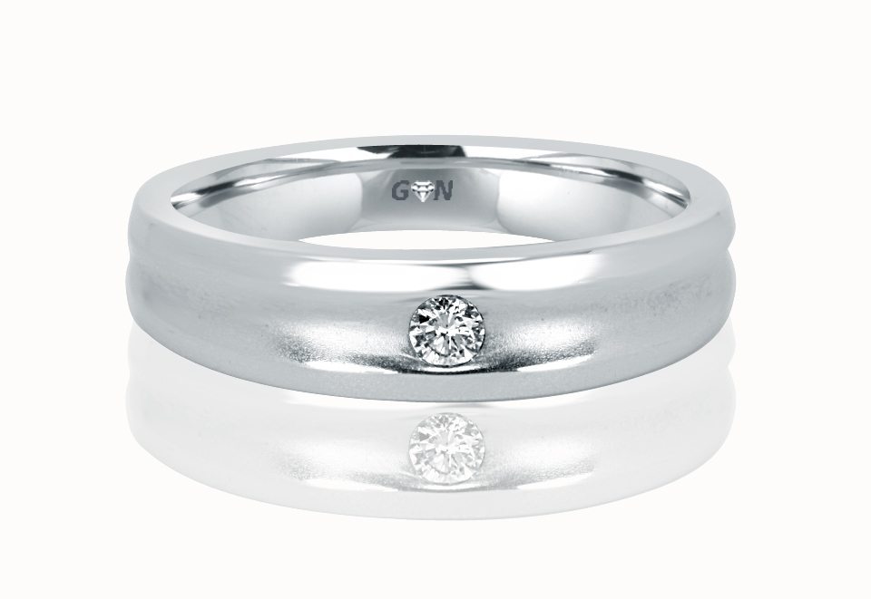 Gents Diamond Ring - R553 - GN Designer Jewellers