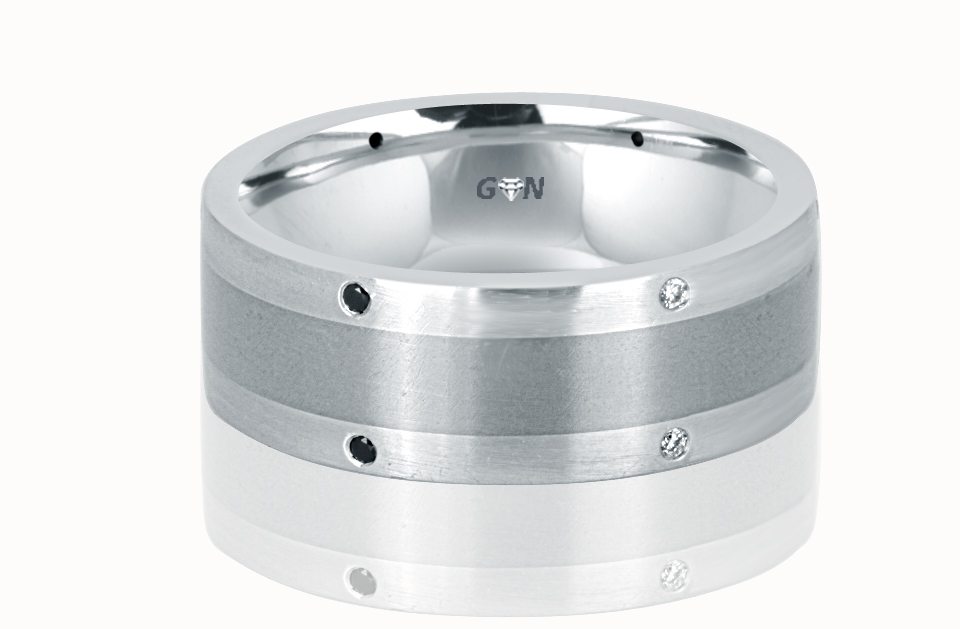 Gents Diamond Ring - R714 - GN Designer Jewellers