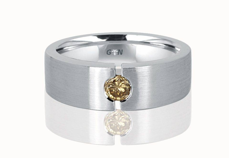 Gents Diamond Ring - R897 - GN Designer Jewellers