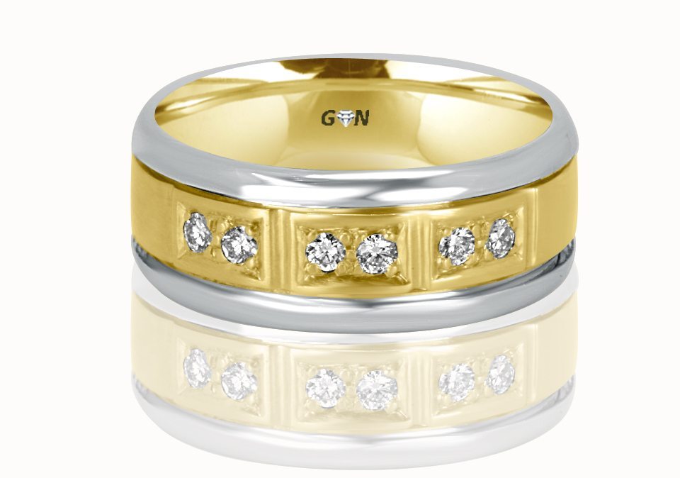 Gents Diamond Ring - R918 - GN Designer Jewellers