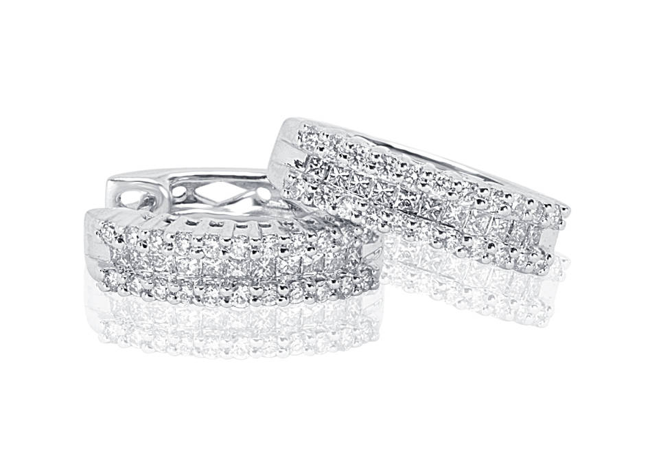 Diamond Earrings - DE207 - GN Designer Jewellers