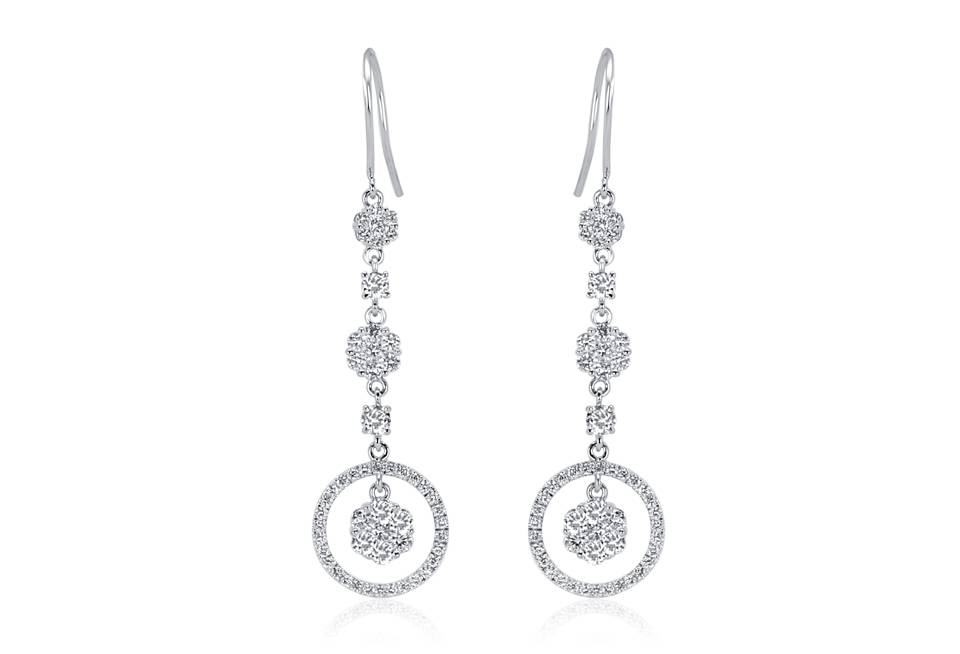 Diamond Earrings - DE272 - GN Designer Jewellers