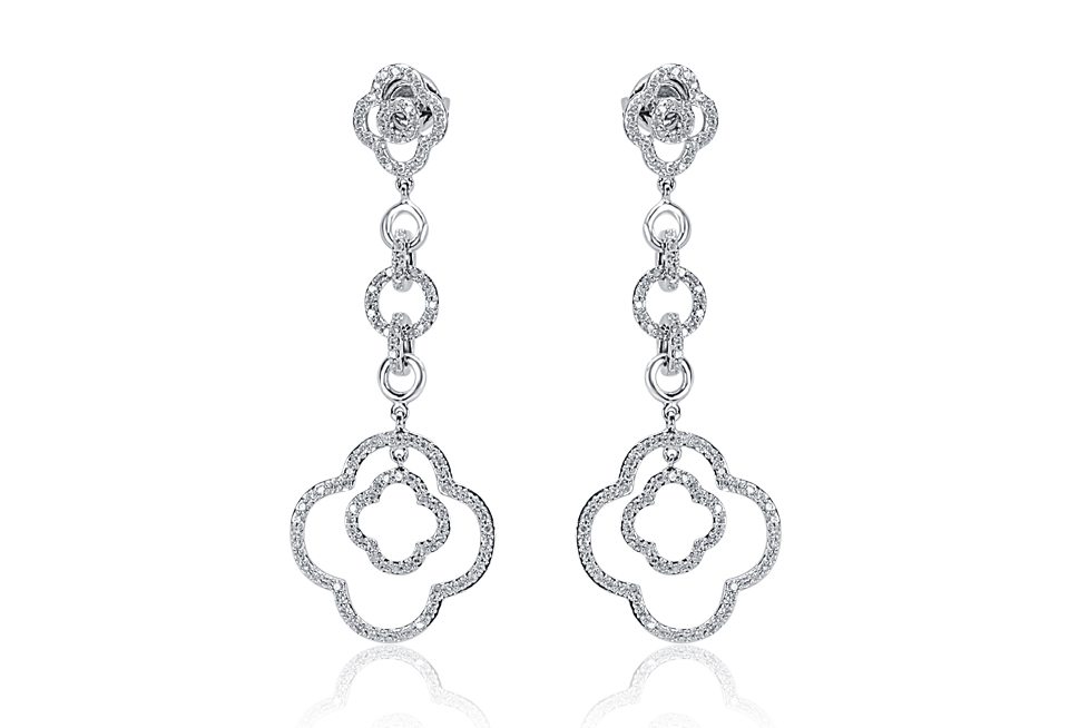 Diamond Earrings - DE786 - GN Designer Jewellers