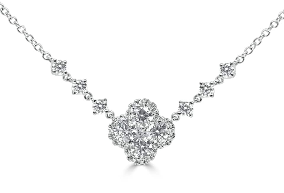 Ladies Diamond Pendant - DP260 - GN Designer Jewellers
