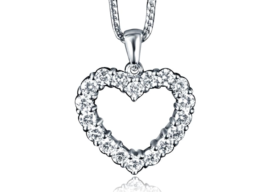 Ladies Diamond Pendant - DP94 - GN Designer Jewellers