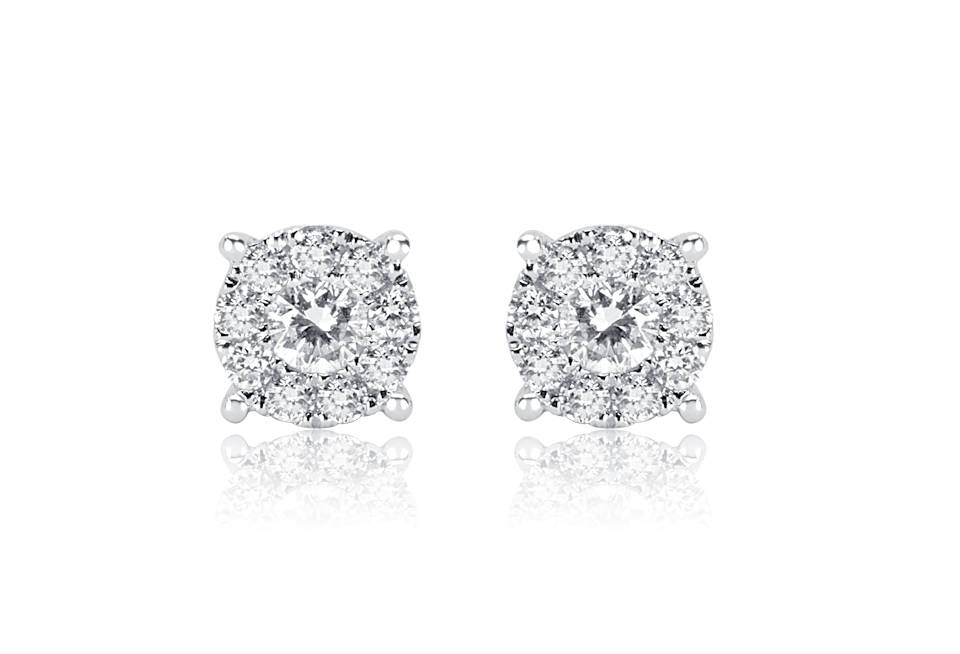 Diamond Earrings - DE822 - GN Designer Jewellers