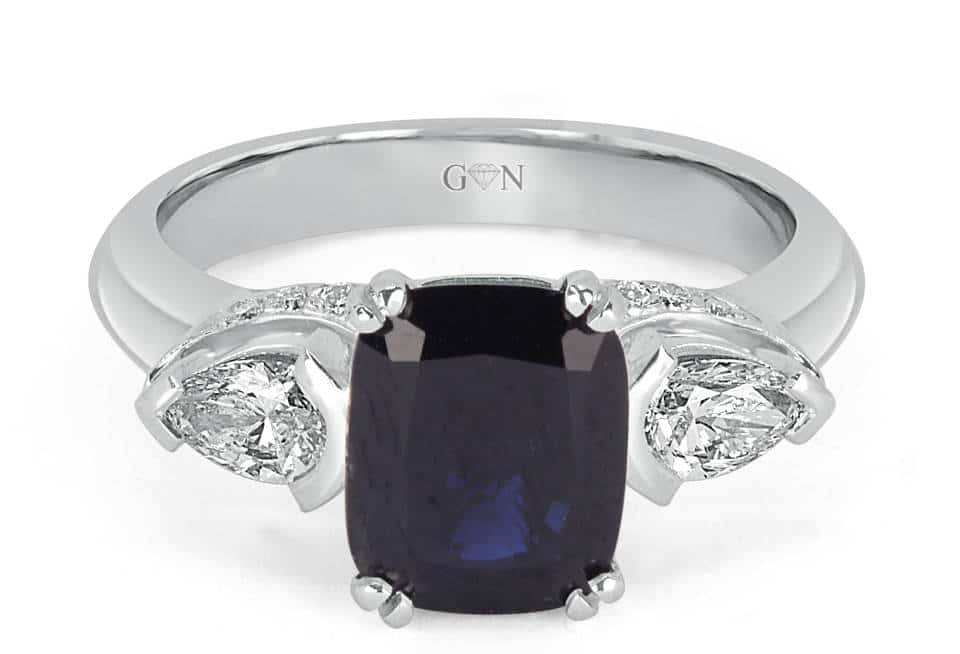 Three Stone design Engagement Ring - R1093 - GN Designer Jewellers